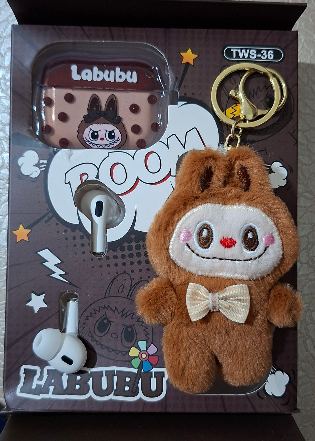 🎧 سماعات Labubu لاسلكية أصلية – صوت نقي ✨ وشحن سريع 🔋