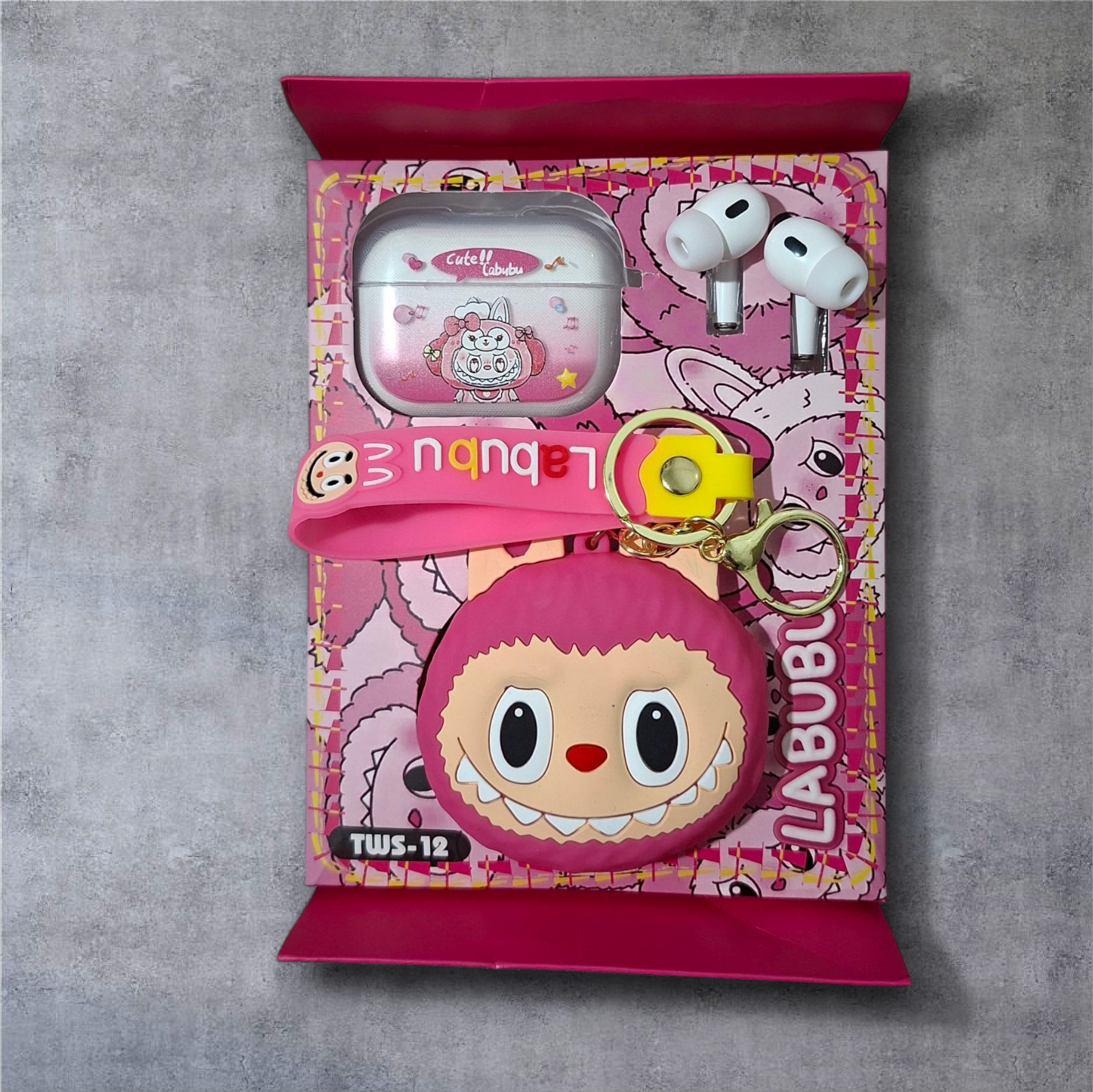 🎧 سماعات Labubu لاسلكية أصلية – صوت نقي ✨ وشحن سريع 🔋